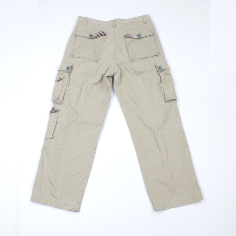 Vintage 90s Streetwear Tactical Cargo Pants Tan - Picture 6 of 8